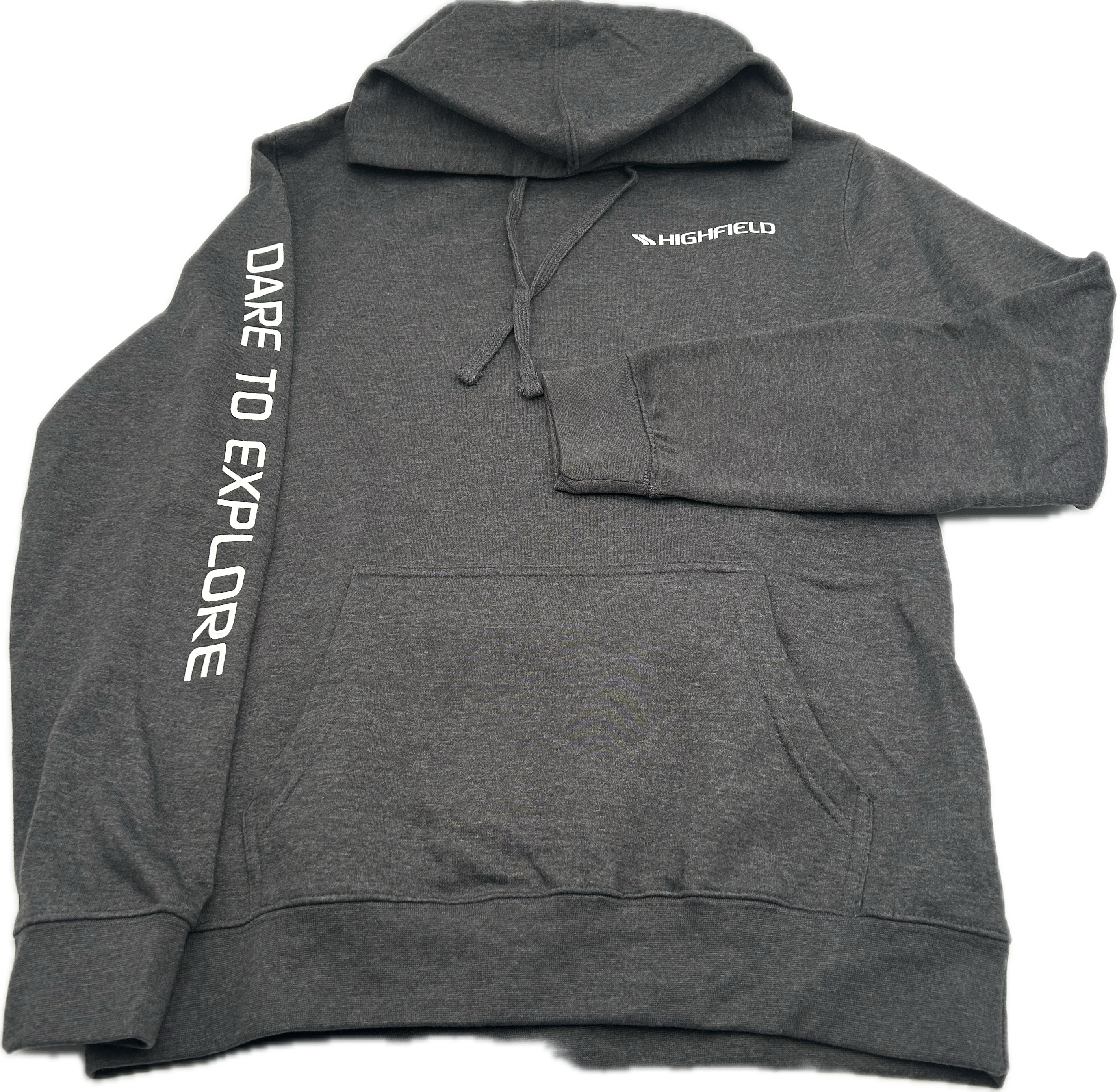 Highfield Dark Grey Hoodie Sweatshirt
