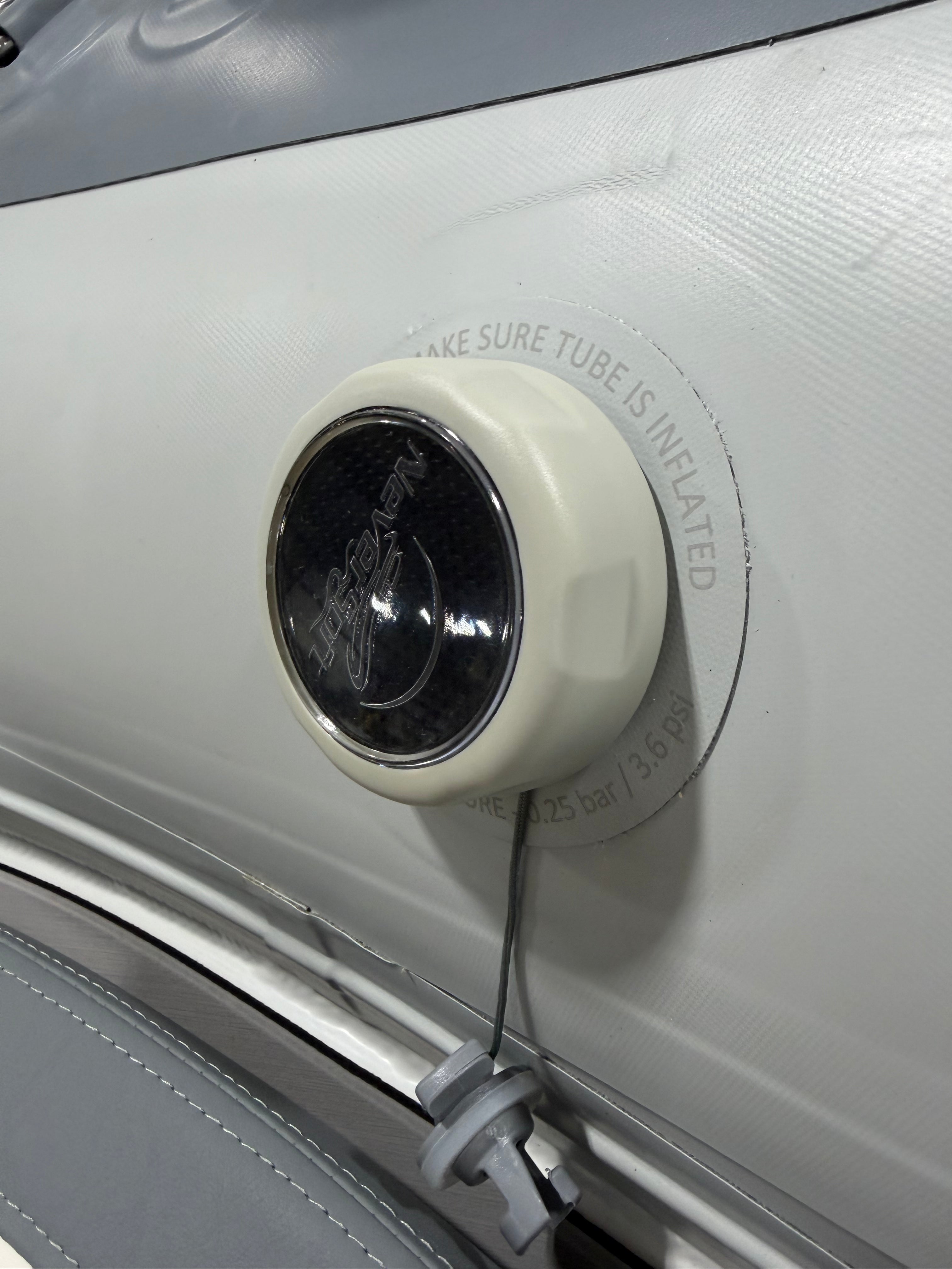 NeverSoft™ Automatic Tube Inflation Cap – Light Gray